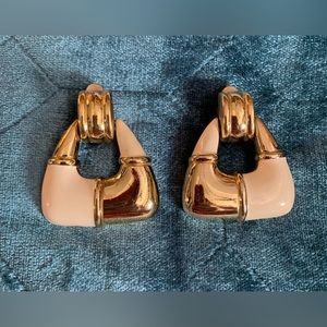 Vintage Givenchy clip on knocker style earrings